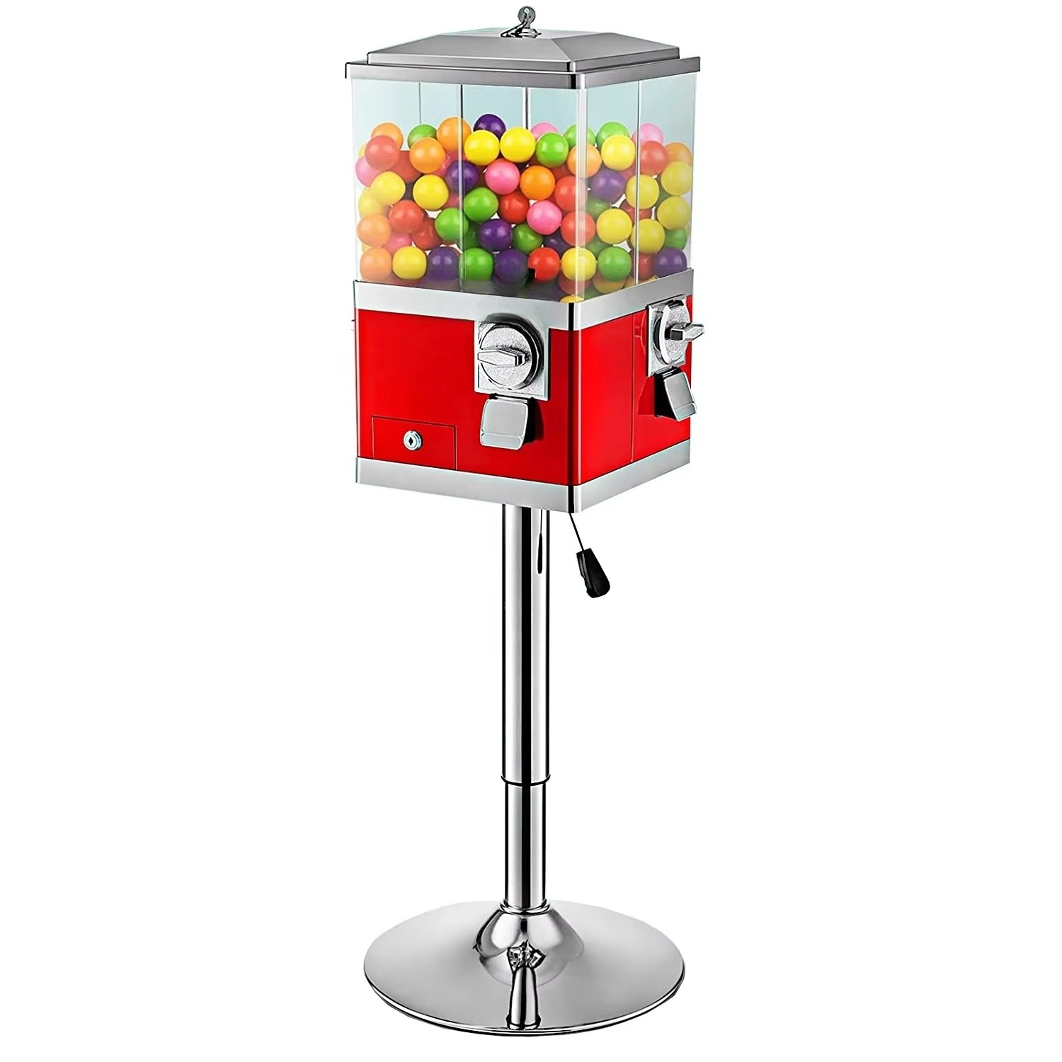 Bubble Gum Machine - Muntbediende snoepautomaat voor klassieke kauwgom met