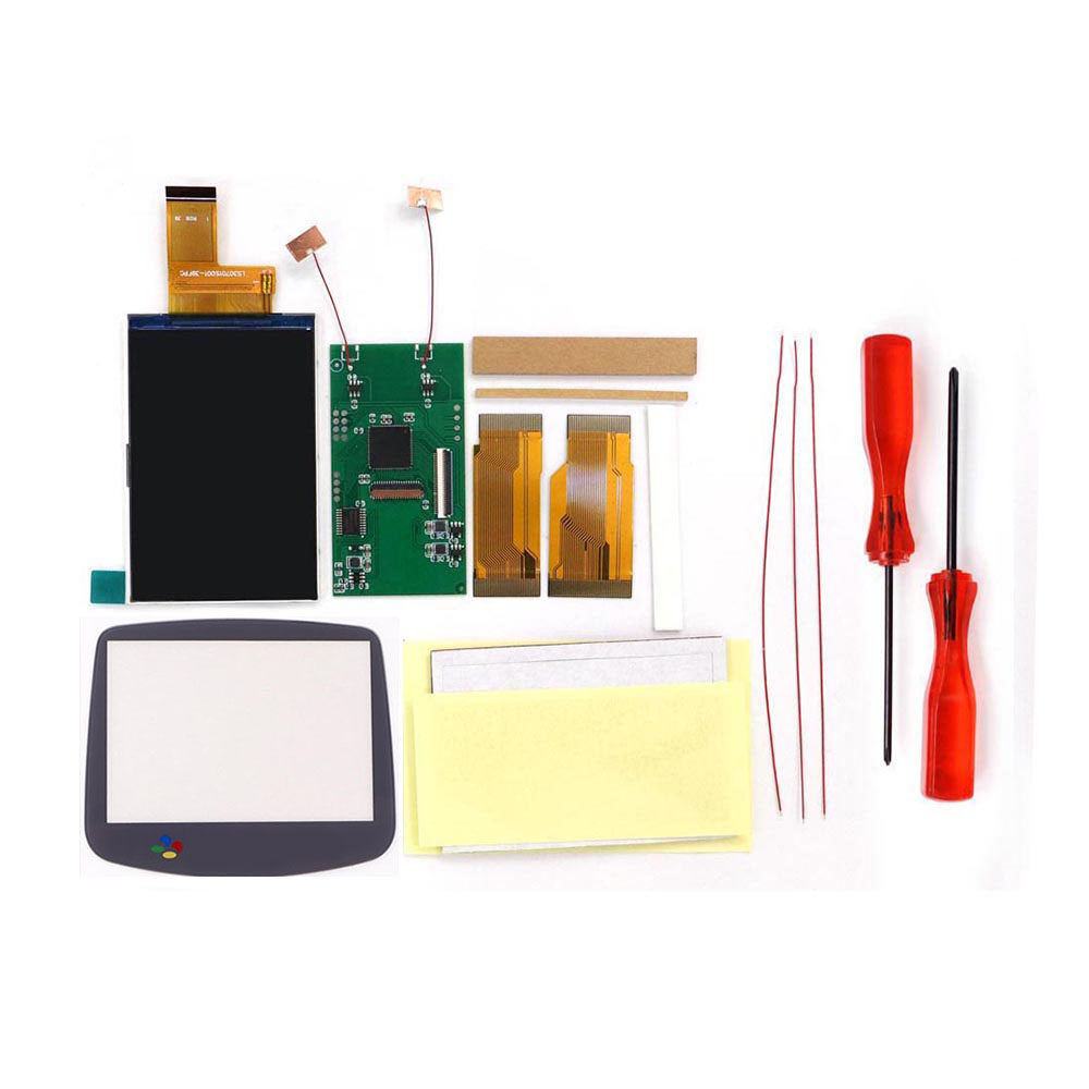 Lcd Screen Arcade - GBA V5 Drop-in Backlight LCD-kit 3.0