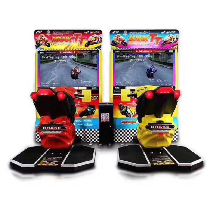 Racing Arcade Cabinet - Muntbediende rijsimulator, coole motorracespelautomaat, arcadekast voor