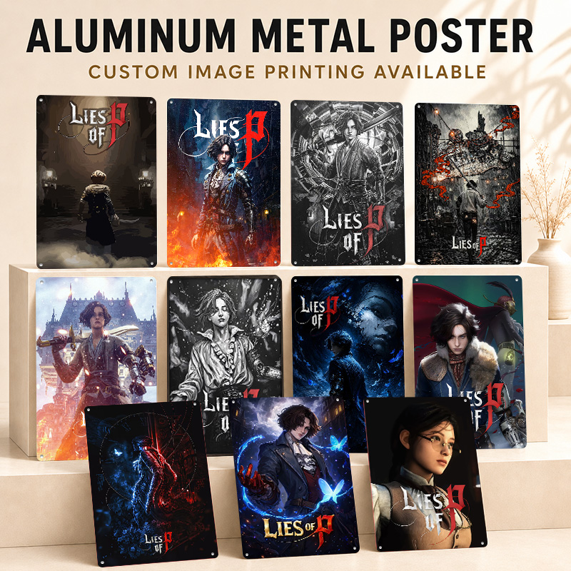 Arcade Quest - Lies Of P Getextureerde Posters Gepersonaliseerde
