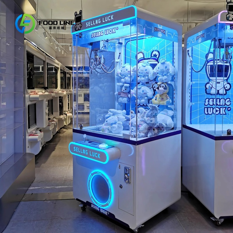Vending Arcade Games - Op maat gemaakte muntbediende metalen kraanautomaat,